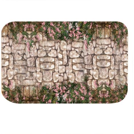 Tapis De Sol Antidérapant - En Flanelle Douce Absorbante - Pour Cuisine Salle De Bain Bureau - 40x60cm (1/5)
