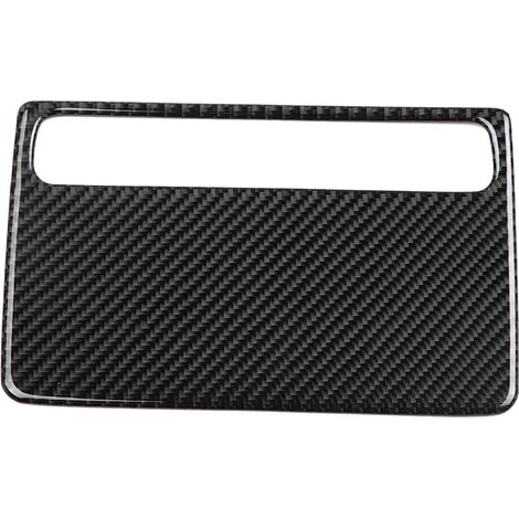 Bandeau décoratif en fibre de carbone pour cadre de navigation auto Audi A3/S3 2014-2019, garniture de protection intérieure, kit de finition élégant (1/5)