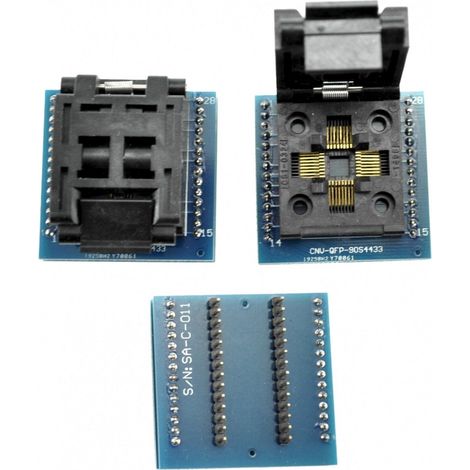 Zocalo programador facil insercion TQFP32/LQFP32/ A DIP28 (1/2)