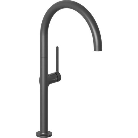 Kludi Reef - Grifo de fregadero, negro mate 508036675 (1/2)