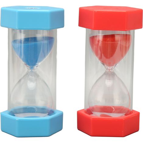 45-Minuten-Sanduhr-Set (2er-Pack) – ideal für Kinderspiele, Klassenzimmer, Zuhause, Küche und Büro (1/5)