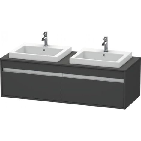 Duravit Ketho Meuble sous-lavabo sur console suspendu, (1/2)