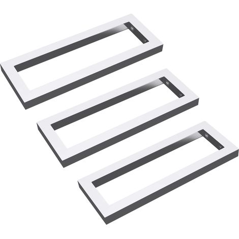 Mai & Mai Équerre de Fixation en Inox 3 Pièces Support pour Étagère Mural Robuste WH1 50cm (1/5)