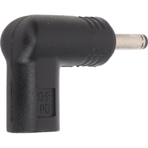 PD-Simulator-gesteuertes DC-Netzteil, USB-C-Buchse, 90-Grad-Biegewinkel, geeignet zum Laden an der Steckdose, unterstützt Schnellladen bis zu 100 W, geeignet für Laptops.