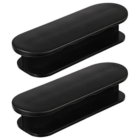 Poignées de porte de balcon adhésives, poignées de porte de patio extérieur, poignées de tiroir pour poignée de meuble, porte en verre, -Noir (1/5)
