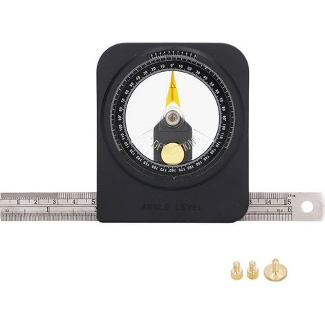 Hochpräzise magnetische Doppel-Wasserwaage mit Magnetstreifen und Edelstahllineal für Messungen (1/5)