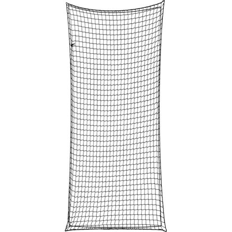 Rete da rimorchio per portapacchi da tetto Copertura protettiva per ancoraggio del carico con corda elastica 8 x 3,5 m PP nero 020042240