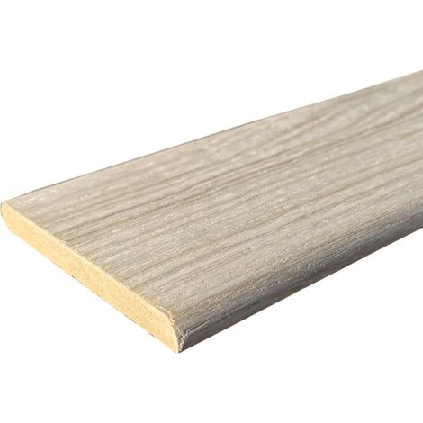 Lot de 5 Plinthes MDF Plaquées Chêne, L.2 m x l.9,8 cm x Ep.9 mm (1/5)