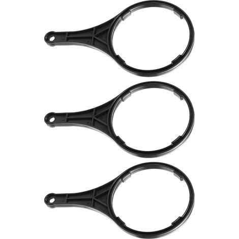 Clé de démontage et remplacement rapide pour boîtier purificateur d'eau domestique, jeu 3 pièces (1/5)