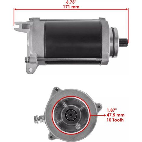 Die Teilenummern 31200-MB0-405 und 31200-MB0-008 sind für Anlasser der Honda VF700 geeignet. (1/4)