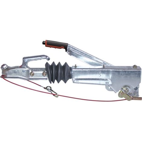 Tête d'attelage freinée 90S – Fixation en V – PTAC 700-1000 kg – Charge à la rotule 75 kg – Compatible freins AL-KO 1636G, 1637, 2051