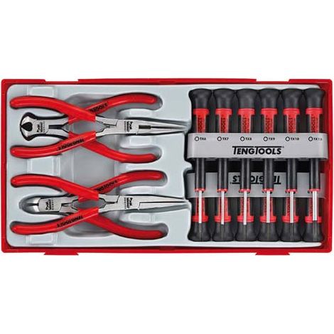 Juego mini destornilladores y mini alicates TTMI16  Tengtools