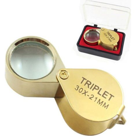 Loupe Bijoutier - 30x - Pliable - Verre Botaniste Horloger - 1 Pièce (1/5)