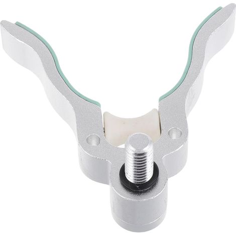 Soporte para cañas de pescar de aleación de aluminio con forma de cabeza de ciervo para barandilla de barco. (1/5)