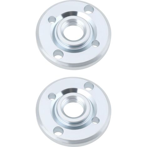 Lot de 2 écrous à bride de serrage M14 - Remplace - Compatible avec meuleuses d'angle (1/5)
