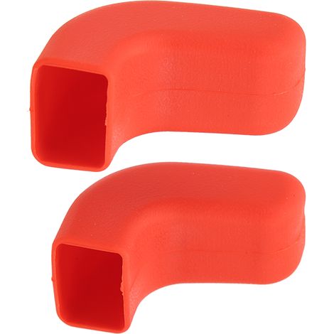 Cachet de Pare-chocs Antidérapant pour Crochet de Remorquage, Protection de Crochet de Traction, Remplacement pour Wrangler JK JL Gladiator TJ 2007-2023, Rouge, Lot de 2 (1/5)