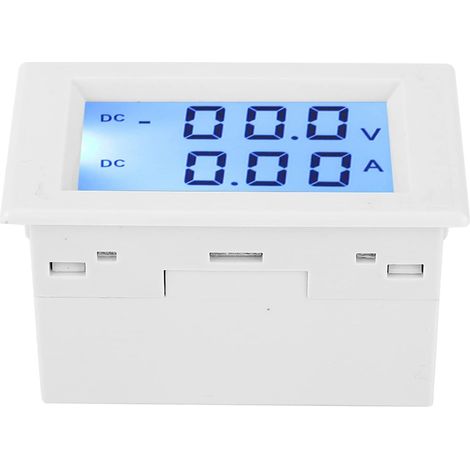 DC Digital Voltmeter D85-3050, Dual Display Ammeter, Voltage and Current 0-199.9V 0-10A, High Accuracy for Solar Inverter LED Testing (1/5)
