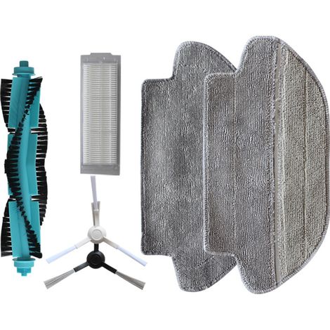 Accessories for aspirateurs robots Pro-Sonic M7/M6 Pro, Mi V2 Pro et V3: brosse rotative, filter, brosse latérale, serpillière (1/5)