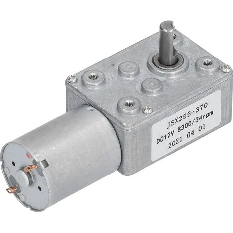 Moteur à courant continu de 300 mA, engrenage à vis sans fin, mécanisme autobloquant pour ouvre-fenêtre 12 V (1/5)