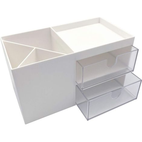 YMYNY Schreibtisch-Organizer, Schreibtisch-Organizer und Zubehör, Büro-Aufbewahrungsbox, Kosmetik-Organizer, Kosmetik-Aufbewahrung (1/4)
