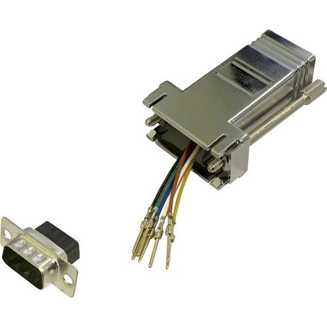 BKL Electronic 10121111 Adaptateur SUB-D mâle 9 pôles - RJ45 femelle 1 pc(s) Single