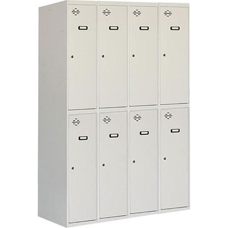 Taquillas metálicas SIMONLOCKER (180x120x50cm) GRIS PRELACADO (1/5)