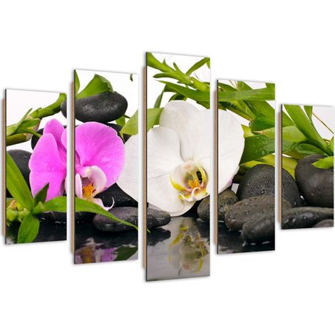 Quadro deco panel 5 parti, Composizione zen - 150x100 (1/5)