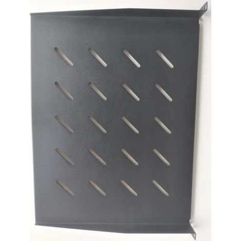 Hikvision DS-XSPB04-S-B Mensola regolabile per armadio rack 19'' portata 20 Kg colore Nero