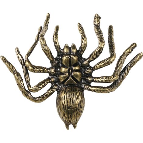 Dekorative Spinnenfigur aus Messing als
