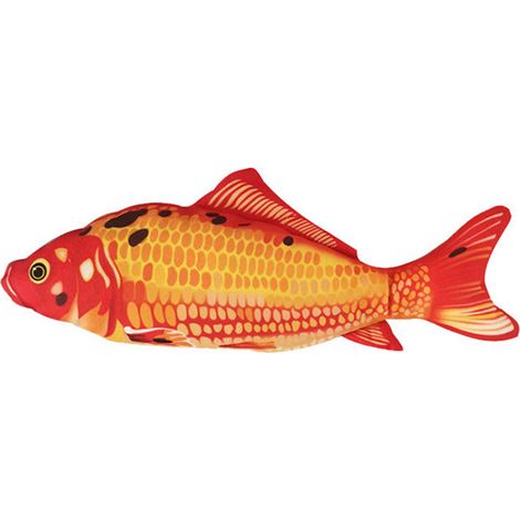 Poisson électrique en peluche pour chat, jouet pour animaux de compagnie rechargeable, qui bouge, remue et saute automatiquement. (1/2)