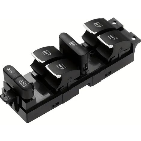 The reference number 3BD959857 is suitable for the entire main switch unit of the electric window regulator in Volkswagen Passat and Jetta vehicles manufactured between 1999 and 2005. (1/4)