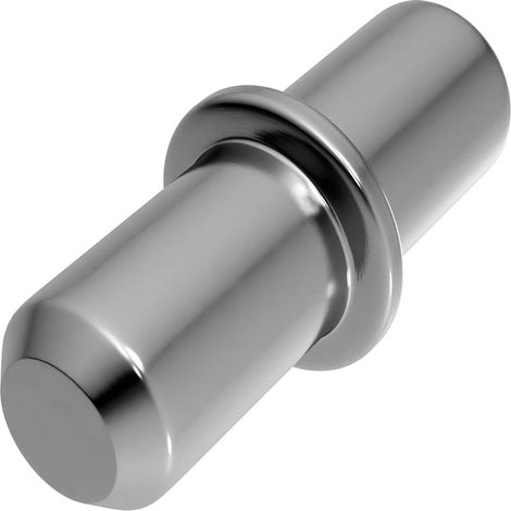 Pack de 40 supports de sol de 5 mm avec anneaux à œillets - Supports d'étagères - Supports de sol - Supports de planches - Supports de sol en alliage de zinc massif de 5 mm (1/4)