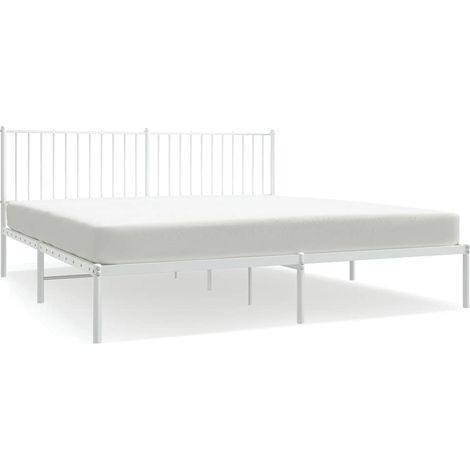 Maison Exclusive - Estructura cama sin colchón con cabecero metal (1/5)