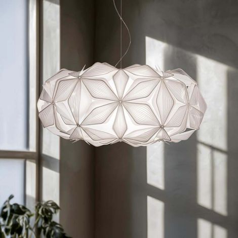 [GEBRAUCHT] B-Ware Slamp Pendellampe Hängeleuchte C'EST LA VIE LED dimmbar weiß Ø53cm Kabel (1/2)