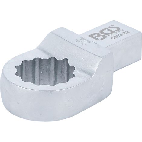 BGS Einsteck-Ringschlüssel 22 mm Aufnahme 14 x 18 - 6903-22 (1/4)