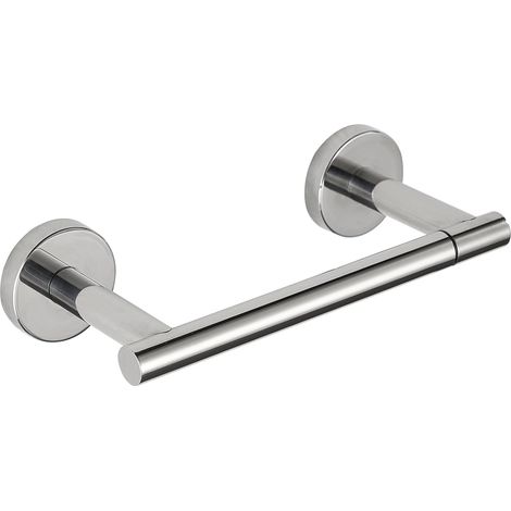 1 Support De Papier Toilette, Double Poteau Pivotant, Acier Inoxydable, Grand Rouleau, Salle De Bain, Camping-Car
