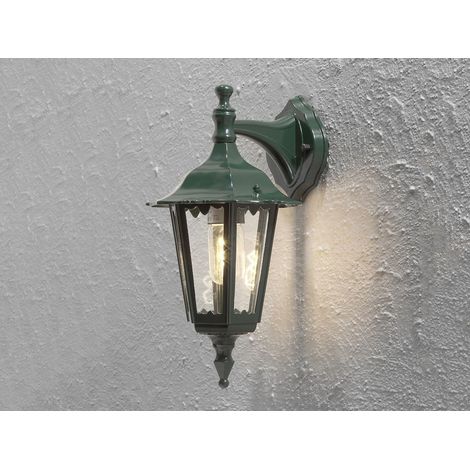 Hängende Wandleuchte FIRENZE, E27, Aluminium grün (1/4)