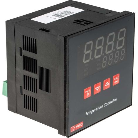 Régulateur de température PID, 230 V c.a., 3 sorties Relais statiques RTD, Entrée universelle TC, 96 x 96mm ( Prix pour 1 ) (1/3)