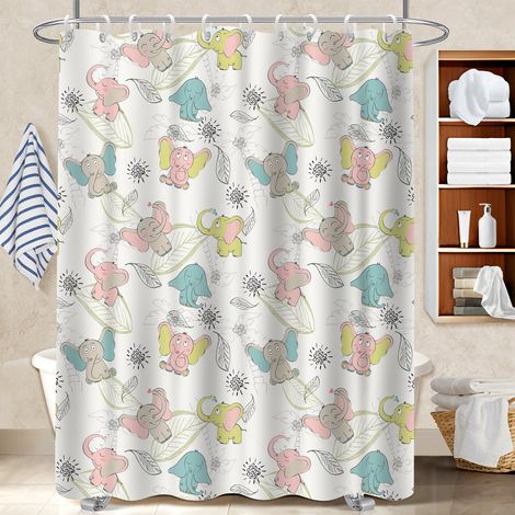 Rideau de douche 180x180 antifongique séparation douche pour optimiser un petit espace (1/5)