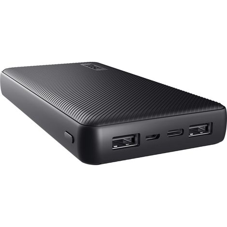 Trust 24676 Power Bank Primo Ultra Thin Batteria Portatile 20000 mAh Nero
