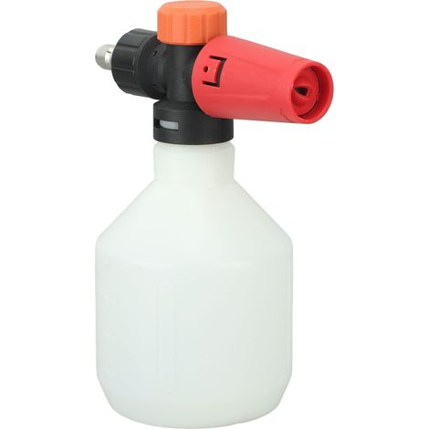 Mousseur haute pression portable 500ml pour lavage auto avec raccord rapide 1/4 pouce, rond (1/5)