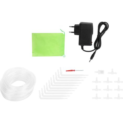Système d'arrosage automatique programmable, contrôleur d'irrigation intelligent, accessoire de jardin, pompe simple avec 10 goutteurs, UE 110-240 V 50/60 Hz (1/5)