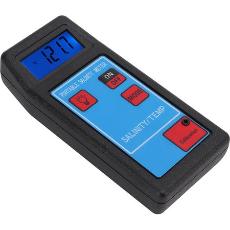 Thermomètre de salinité numérique haute précision OW-8425, testeur étanche IP65 pour aquarium eau salée, mesureur de sel portable (1/5)