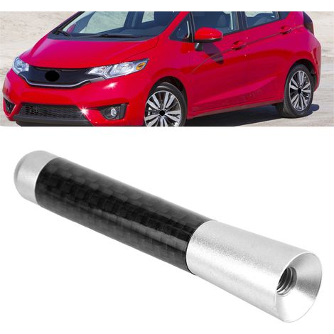 Universelle 8 cm (3 Zoll) kurze Kohlefaserantenne für Fahrzeugmodifikationen (rot) (1/5)