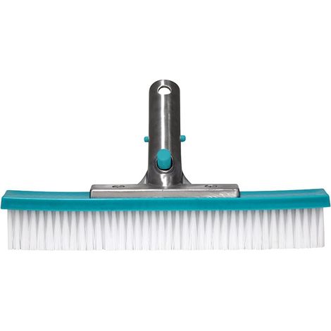 Bayrol – Brosse pour paroi murale de piscine 25 cm – Aluminium renforcé – Poils en polypropylène résistants – Compatible avec manches télescopiques (1/4)
