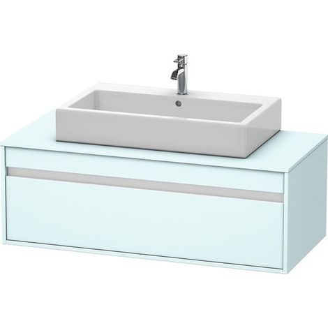 Mueble bajo lavabo KETHO 550x1200x426mm Azul claro mate