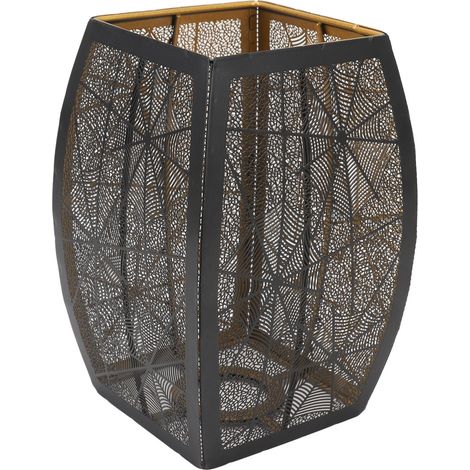 Ortviai Abat-jour en fer décoratif style toile d’araignée, compatible E26/E27, pour lampe de table, murale ou suspendue (1/5)