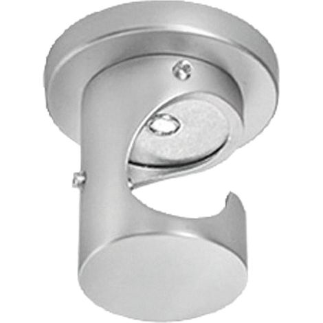 Supporto a soffitto in zirconio 20 mm. Nichel opaco