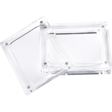 Acrylic box with a chic design for storing your precious accessories at home or in the shop (8.5 x 6.5 cm) (1/5)