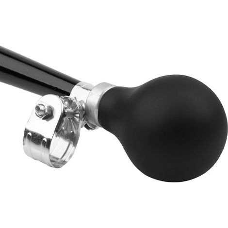 Klaxon de vélo portable de 5,6 cm (2,2 pouces) avec anneau de pression, noir (1/5)